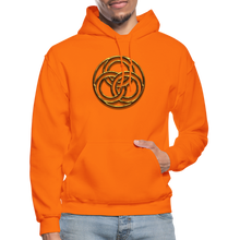 Load image into Gallery viewer, Tri Circle Gildan Heavy Blend Adult Hoodie - orange