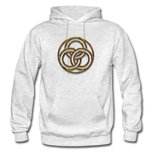 Load image into Gallery viewer, Tri Circle Gildan Heavy Blend Adult Hoodie - light heather gray