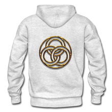 Load image into Gallery viewer, Tri Circle Gildan Heavy Blend Adult Hoodie - light heather gray