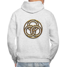 Load image into Gallery viewer, Tri Circle Gildan Heavy Blend Adult Hoodie - light heather gray