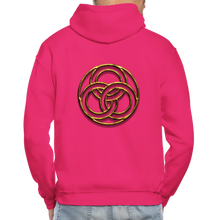 Load image into Gallery viewer, Tri Circle Gildan Heavy Blend Adult Hoodie - fuchsia