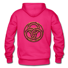 Load image into Gallery viewer, Tri Circle Gildan Heavy Blend Adult Hoodie - fuchsia