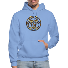 Load image into Gallery viewer, Tri Circle Gildan Heavy Blend Adult Hoodie - carolina blue