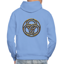 Load image into Gallery viewer, Tri Circle Gildan Heavy Blend Adult Hoodie - carolina blue