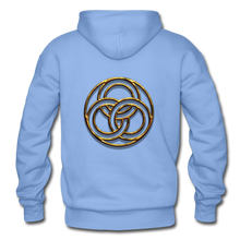 Load image into Gallery viewer, Tri Circle Gildan Heavy Blend Adult Hoodie - carolina blue