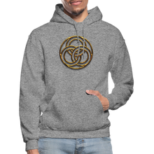 Load image into Gallery viewer, Tri Circle Gildan Heavy Blend Adult Hoodie - graphite heather