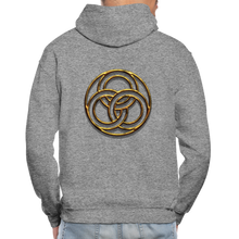 Load image into Gallery viewer, Tri Circle Gildan Heavy Blend Adult Hoodie - graphite heather