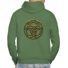Load image into Gallery viewer, Tri Circle Gildan Heavy Blend Adult Hoodie - military green
