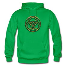Load image into Gallery viewer, Tri Circle Gildan Heavy Blend Adult Hoodie - kelly green