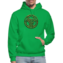 Load image into Gallery viewer, Tri Circle Gildan Heavy Blend Adult Hoodie - kelly green