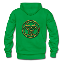 Load image into Gallery viewer, Tri Circle Gildan Heavy Blend Adult Hoodie - kelly green