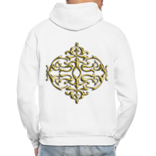 Carica l&#39;immagine nel visualizzatore di Gallery, Gold Ornament 1 Gildan Heavy Blend Adult Hoodie - white