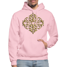 Carica l&#39;immagine nel visualizzatore di Gallery, Gold Ornament 1 Gildan Heavy Blend Adult Hoodie - light pink