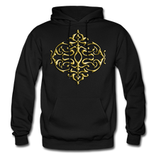 Carica l&#39;immagine nel visualizzatore di Gallery, Gold Ornament 1 Gildan Heavy Blend Adult Hoodie - black