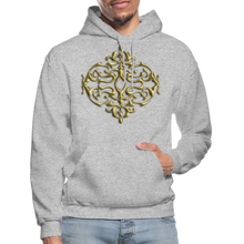 Carica l&#39;immagine nel visualizzatore di Gallery, Gold Ornament 1 Gildan Heavy Blend Adult Hoodie - heather gray