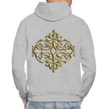 Carica l&#39;immagine nel visualizzatore di Gallery, Gold Ornament 1 Gildan Heavy Blend Adult Hoodie - heather gray