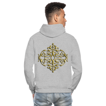 Carica l&#39;immagine nel visualizzatore di Gallery, Gold Ornament 1 Gildan Heavy Blend Adult Hoodie - heather gray
