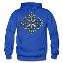 Carica l&#39;immagine nel visualizzatore di Gallery, Gold Ornament 1 Gildan Heavy Blend Adult Hoodie - royal blue