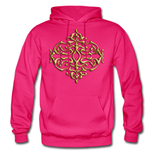 Carica l&#39;immagine nel visualizzatore di Gallery, Gold Ornament 1 Gildan Heavy Blend Adult Hoodie - fuchsia