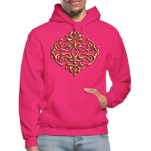 Carica l&#39;immagine nel visualizzatore di Gallery, Gold Ornament 1 Gildan Heavy Blend Adult Hoodie - fuchsia