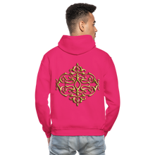 Carica l&#39;immagine nel visualizzatore di Gallery, Gold Ornament 1 Gildan Heavy Blend Adult Hoodie - fuchsia