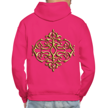 Carica l&#39;immagine nel visualizzatore di Gallery, Gold Ornament 1 Gildan Heavy Blend Adult Hoodie - fuchsia