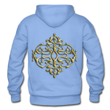 Carica l&#39;immagine nel visualizzatore di Gallery, Gold Ornament 1 Gildan Heavy Blend Adult Hoodie - carolina blue