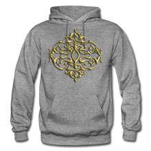 Carica l&#39;immagine nel visualizzatore di Gallery, Gold Ornament 1 Gildan Heavy Blend Adult Hoodie - graphite heather