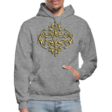 Carica l&#39;immagine nel visualizzatore di Gallery, Gold Ornament 1 Gildan Heavy Blend Adult Hoodie - graphite heather