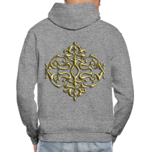 Carica l&#39;immagine nel visualizzatore di Gallery, Gold Ornament 1 Gildan Heavy Blend Adult Hoodie - graphite heather