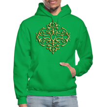 Carica l&#39;immagine nel visualizzatore di Gallery, Gold Ornament 1 Gildan Heavy Blend Adult Hoodie - kelly green