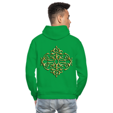 Carica l&#39;immagine nel visualizzatore di Gallery, Gold Ornament 1 Gildan Heavy Blend Adult Hoodie - kelly green