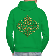 Carica l&#39;immagine nel visualizzatore di Gallery, Gold Ornament 1 Gildan Heavy Blend Adult Hoodie - kelly green