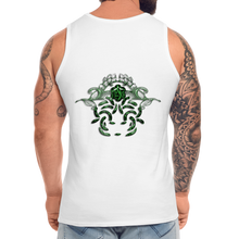 Afbeelding in Gallery-weergave laden, Modusa Serpenta Men’s Premium Tank - white