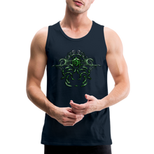 Afbeelding in Gallery-weergave laden, Modusa Serpenta Men’s Premium Tank - deep navy