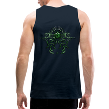 Afbeelding in Gallery-weergave laden, Modusa Serpenta Men’s Premium Tank - deep navy