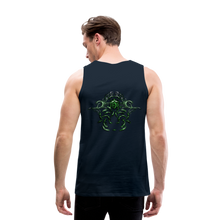 Afbeelding in Gallery-weergave laden, Modusa Serpenta Men’s Premium Tank - deep navy