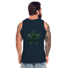 Afbeelding in Gallery-weergave laden, Modusa Serpenta Men’s Premium Tank - deep navy