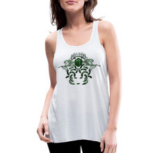 Carica l&#39;immagine nel visualizzatore di Gallery, Modusa Serpenta Pink Women&#39;s Flowy Tank Top by Bella - white