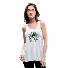 Carica l&#39;immagine nel visualizzatore di Gallery, Modusa Serpenta Pink Women&#39;s Flowy Tank Top by Bella - white
