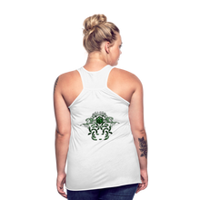 Carica l&#39;immagine nel visualizzatore di Gallery, Modusa Serpenta Pink Women&#39;s Flowy Tank Top by Bella - white