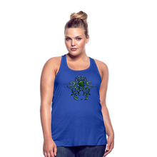Carica l&#39;immagine nel visualizzatore di Gallery, Modusa Serpenta Pink Women&#39;s Flowy Tank Top by Bella - royal blue