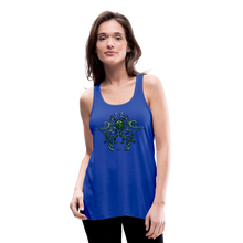 Carica l&#39;immagine nel visualizzatore di Gallery, Modusa Serpenta Pink Women&#39;s Flowy Tank Top by Bella - royal blue