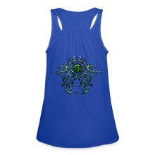 Carica l&#39;immagine nel visualizzatore di Gallery, Modusa Serpenta Pink Women&#39;s Flowy Tank Top by Bella - royal blue