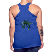 Carica l&#39;immagine nel visualizzatore di Gallery, Modusa Serpenta Pink Women&#39;s Flowy Tank Top by Bella - royal blue
