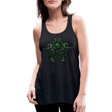 Carica l&#39;immagine nel visualizzatore di Gallery, Modusa Serpenta Pink Women&#39;s Flowy Tank Top by Bella - black