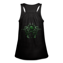 Carica l&#39;immagine nel visualizzatore di Gallery, Modusa Serpenta Pink Women&#39;s Flowy Tank Top by Bella - black