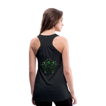 Carica l&#39;immagine nel visualizzatore di Gallery, Modusa Serpenta Pink Women&#39;s Flowy Tank Top by Bella - black