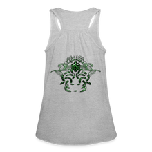 Carica l&#39;immagine nel visualizzatore di Gallery, Modusa Serpenta Pink Women&#39;s Flowy Tank Top by Bella - heather gray