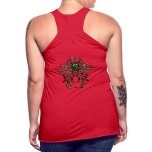 Carica l&#39;immagine nel visualizzatore di Gallery, Modusa Serpenta Pink Women&#39;s Flowy Tank Top by Bella - red